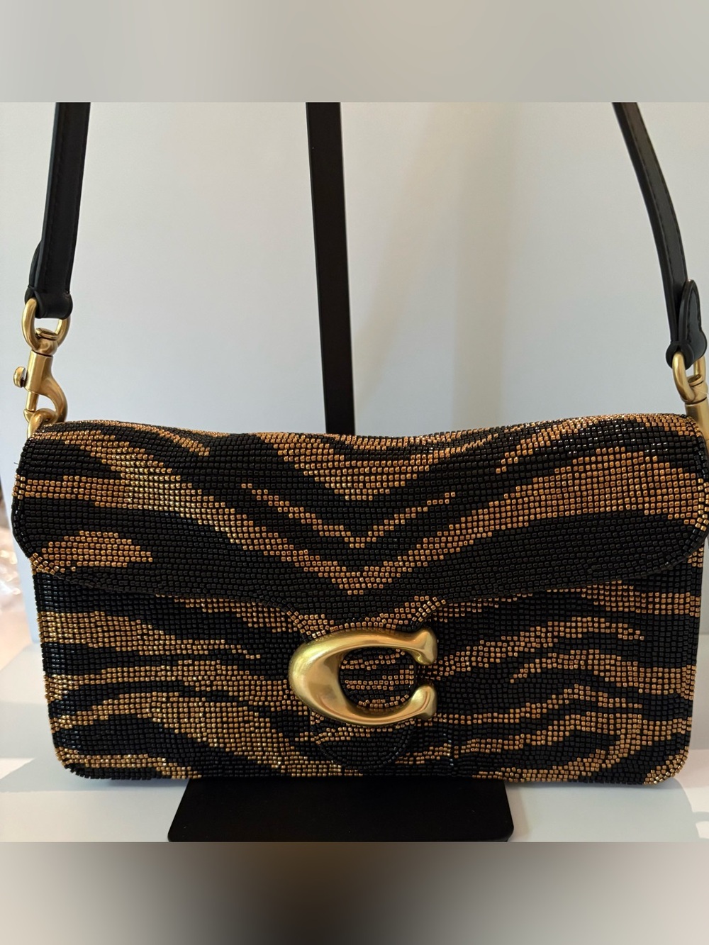 Coach Tabby 26 Beaded Tiger